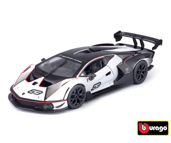 Bburago 1:32 Race Lamborghini Essenza SCV12 White