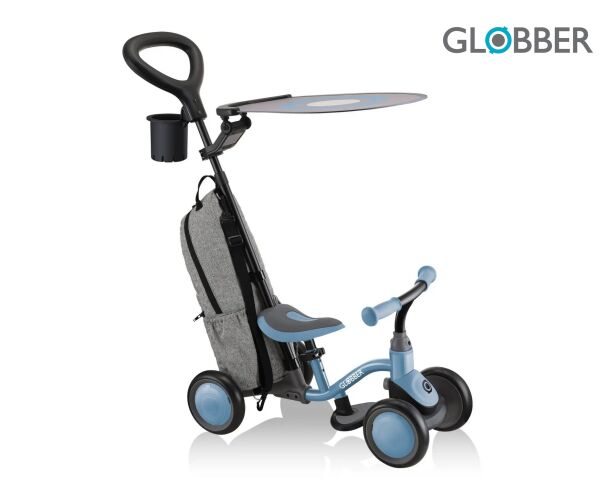 Globber odrážedlo 3v1 Deluxe - Learning Bike 3in1 Deluxe - Ash Blue