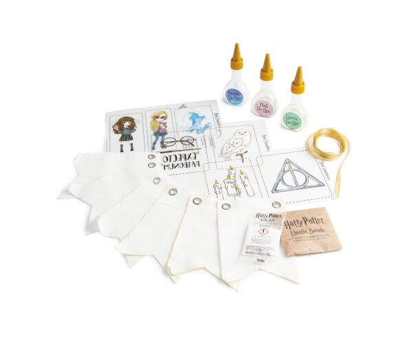 Batikovací sada - vlaječky Harry Potter