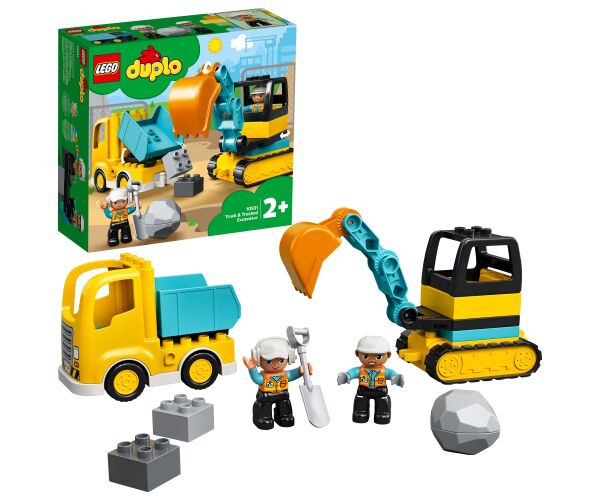 LEGO DUPLO 10931 Town Náklaďák a pásový bagr