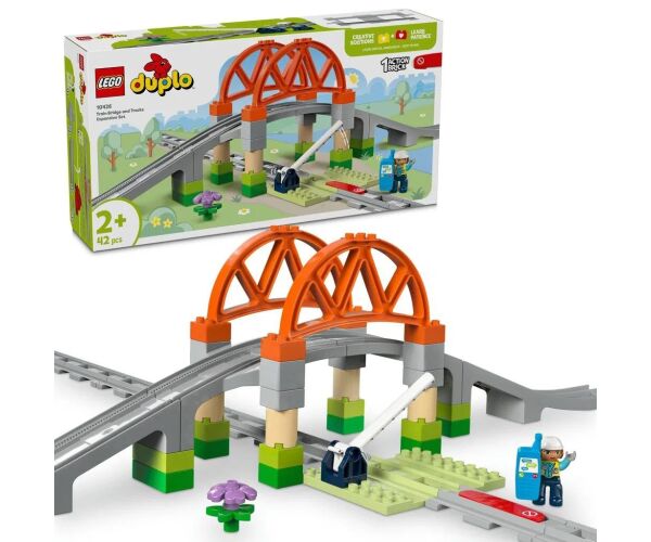 LEGO® DUPLO® 10426 Železniční most a koleje – rozšiřující sada