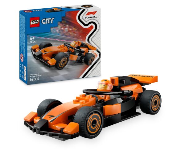 LEGO® City 60442 Jezdec F1® se závodním vozem McLaren