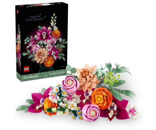 LEGO® Botanicals 10342 Krásná kytice růžových květin