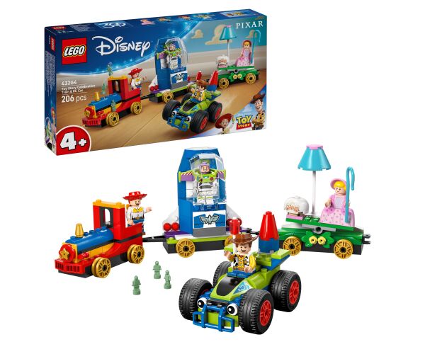 LEGO® - Disney a Pixar 43264 Slavnostní vláček a Autíčko z Příběhu hraček