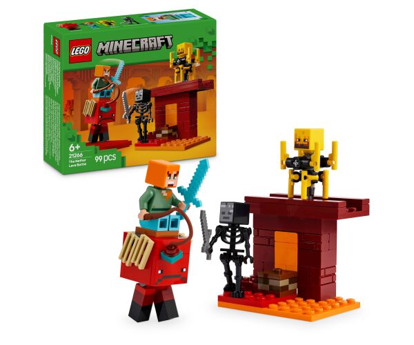 LEGO® Minecraft®  21266 Lávová bitva v Netheru