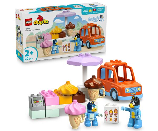 LEGO® DUPLO® 10458 Bluey a výlet na zmrzlinu