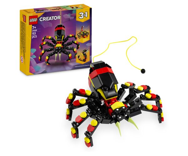 LEGO® Creator 3 v 1 31159 Divoká zvířata: Překvapivý pavouk