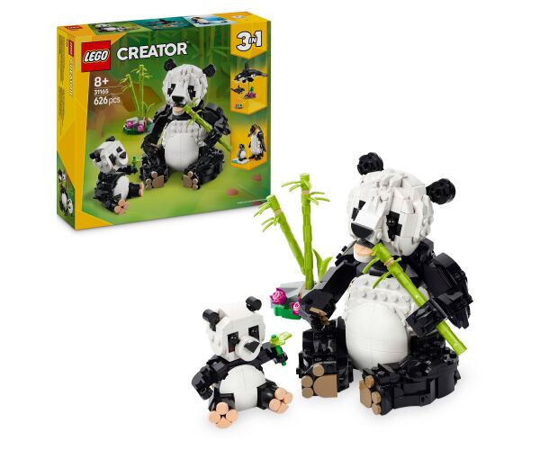 LEGO® Creator 3 v 1 31165 Divoká zvířata: Pandí rodinka