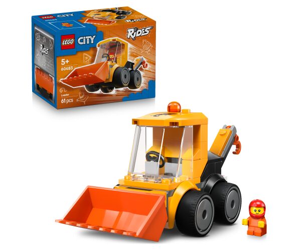 LEGO® City 60483 Autíčka – Stavební nakladač