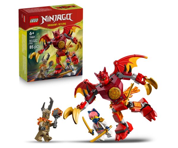 LEGO® NINJAGO® 71851 Kaiův bojový balíček s dračím oblekem