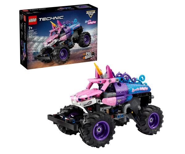 LEGO® Technic 42220 Monster Jam™ Sparkle Smash™ s natahovacím motorem