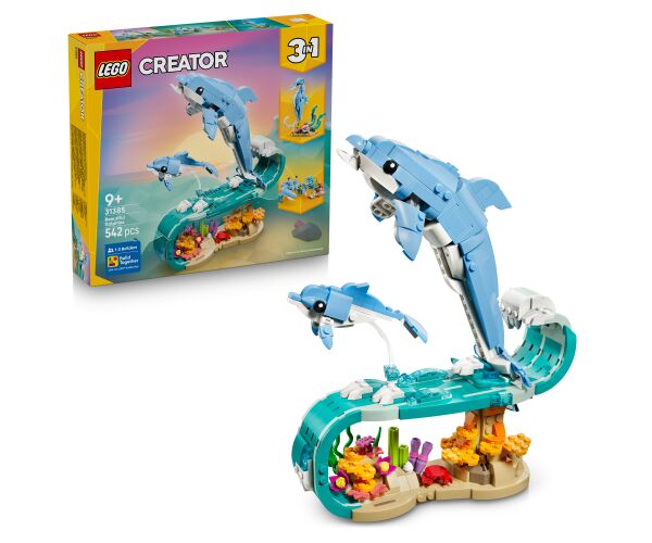 LEGO® Creator 3 v 1 31385 Mořští živočichové: Krásní delfíni