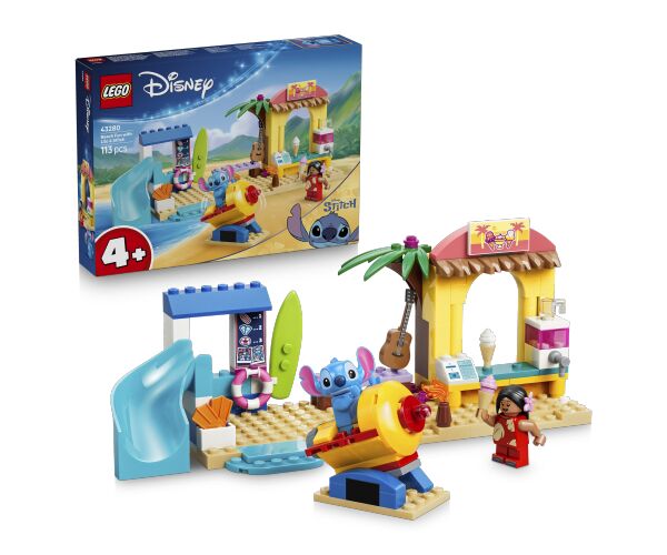 LEGO® - Disney 43280 Zábava na pláži s Lilo a Stitchem