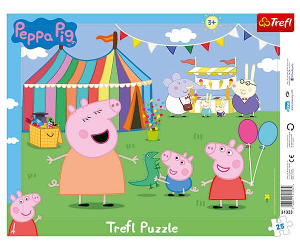 Trefl Puzzle vkládací 25 - Peppa Pig