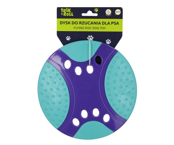 Hračka pro mazlíčky Létající disk pro psy modrý 23 cm