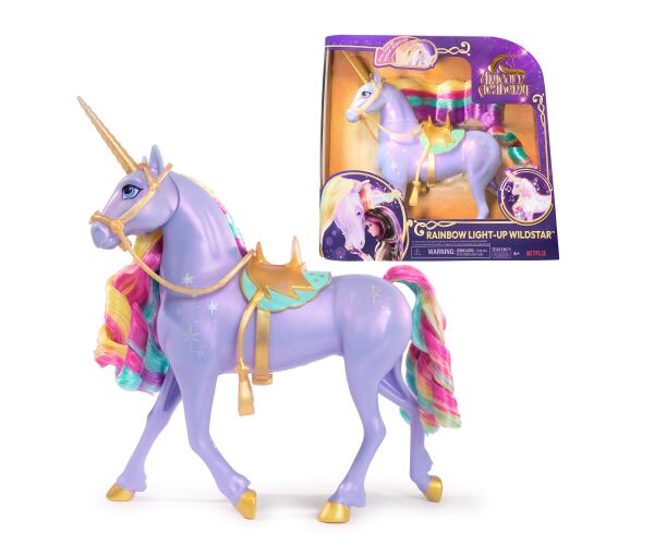 UNICORN ACADEMY SVĚTELNÝ JEDNOROŽEC WILDSTAR 28 CM
