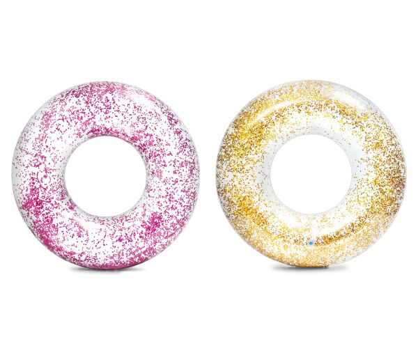 56274NP Kruh nafukovací Sparkling glitter
