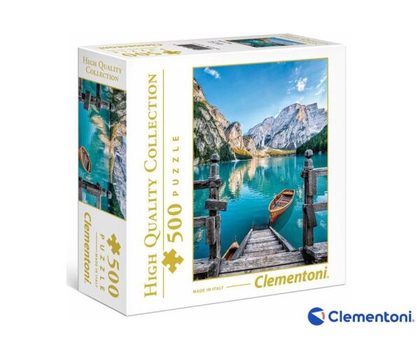 Puzzle 500 Braies lake Compact