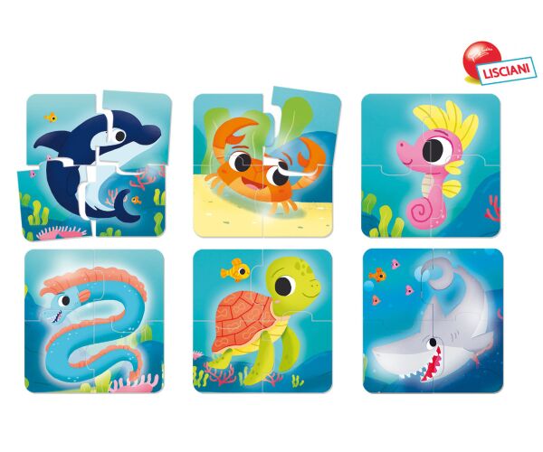 Carotina Baby dětské puzzle zvířátka