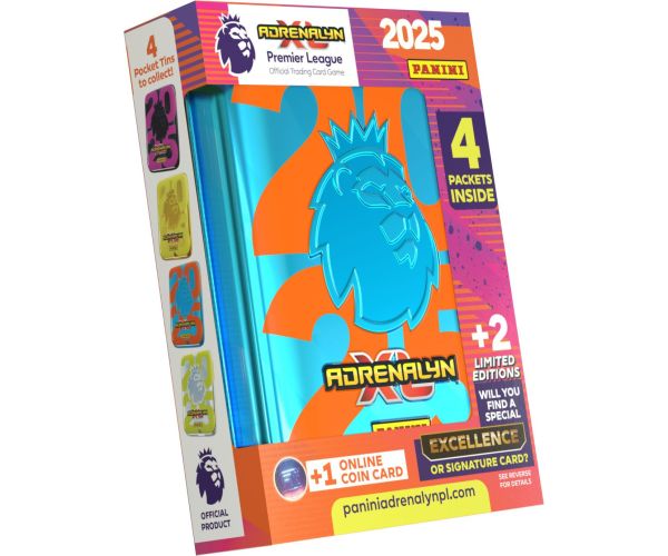 PREMIER LEAGUE 2024/2025 - ADRENALYN - plechová krabička (pocket)