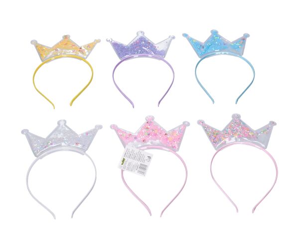 Vlasový doplněk - čelenka s ozdobou korunka