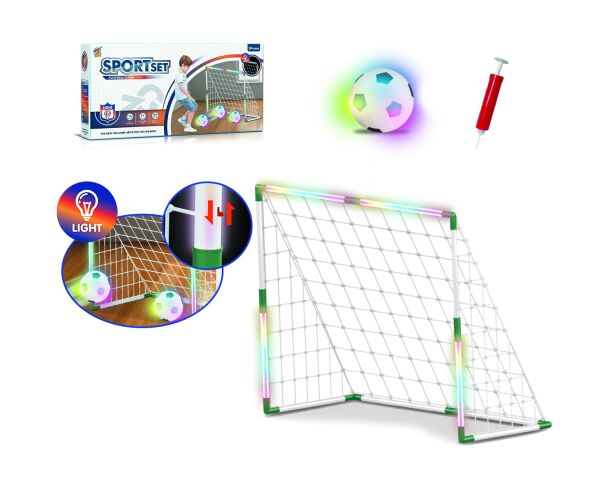 Fotbal set se světelnými efekty 88 x 68 cm