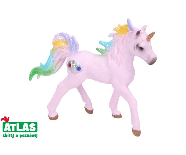 A - Figurka Jednorožec barevný 10 cm