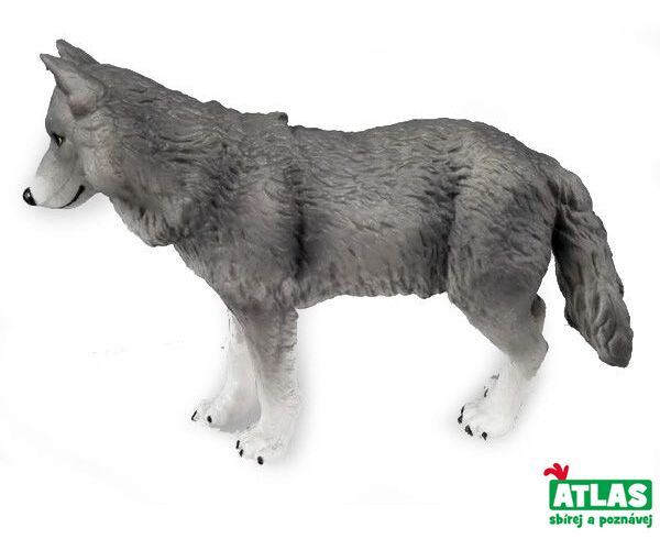 A - Figurka Vlk šedý 10 cm