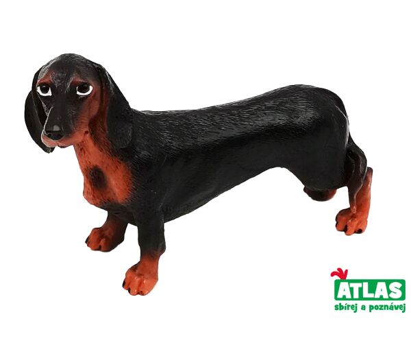 E - Figurka Pes Jezevčík krátkosrstý 18,5 cm