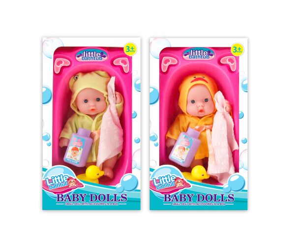 Miminko v oblečku s vaničkou set 26 cm