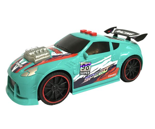 Auto závodní s efekty 21 cm