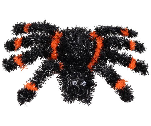 Dekorace Halloween pavouk 33x23 cm na zavěšení