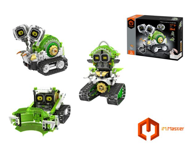 iM.Master Stavebnice robot hlemýžď 3v1 RC na dálkové ovládání 13,5x21,2x18 cm