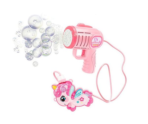 Bublifuk pistole s externí nádržkou jednorožec 280 ml 15 cm