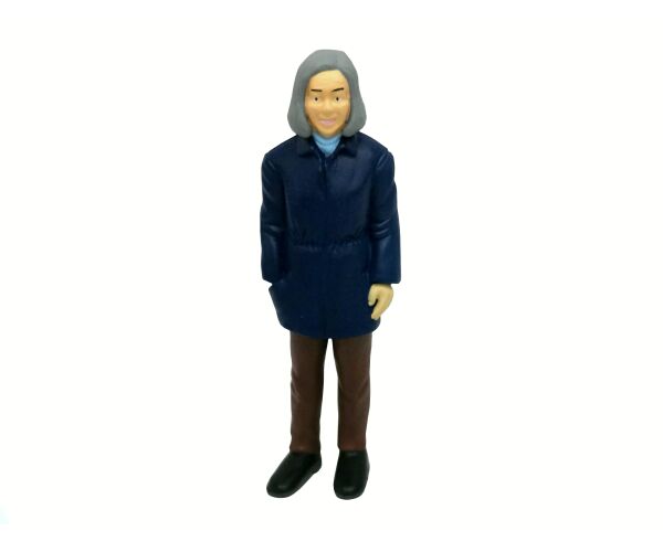 Figurka muž v bundě 12,6 cm