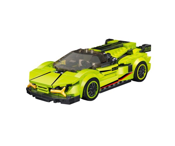 Stavebnice Auto zelené 16,5 cm