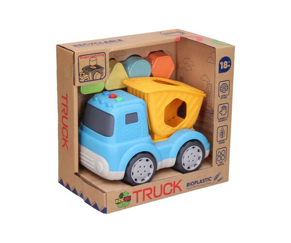 Sklápěcí auto vkládací s efekty 17 cm