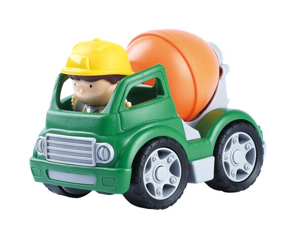 Playgo Auto stavební s figurkou 14x9,9x10,7 cm