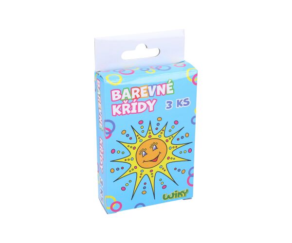 Křídy chodníkové barevné 3ks