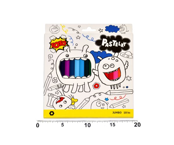 Pastelky Jumbo 18 ks