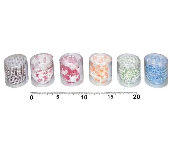 Košíčky cukrářské barevné 7,5cm (pr.3cm, v.2,2cm) - 100ks