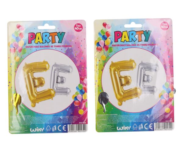 Balónek nafukovací - písmeno E
