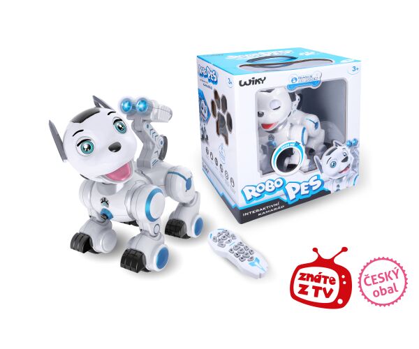 Robotický pes RC světelné a zvukové efekty