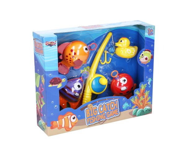 Chytání rybiček s kačenkou