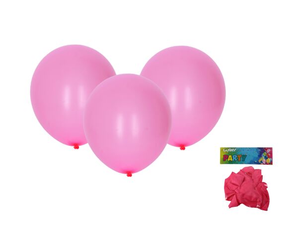 Balónek nafukovací 30cm - sada 10ks, růžový