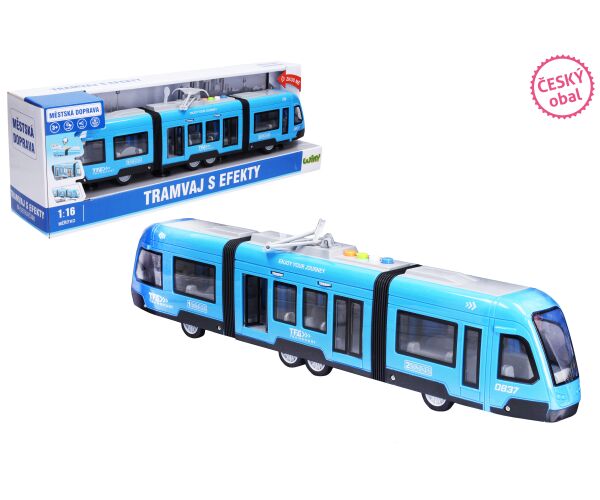 Tramvaj s efekty 44 cm - český obal