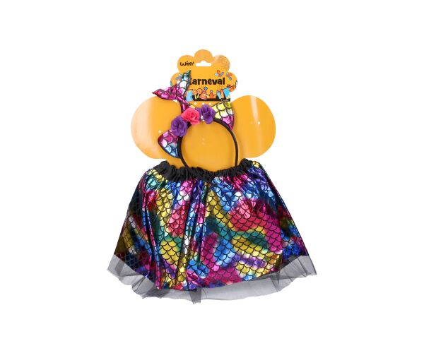 Set karneval - mořská panna se sukýnkou