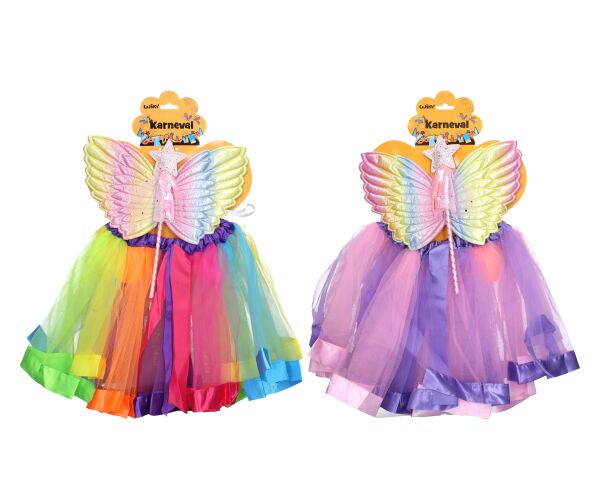 Set karneval - víla barevná