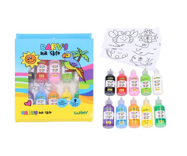 Barvy na sklo 9+1 22ml