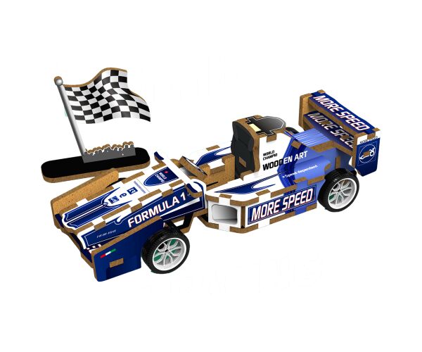 3D puzzle dřevěné - Formule 14 cm